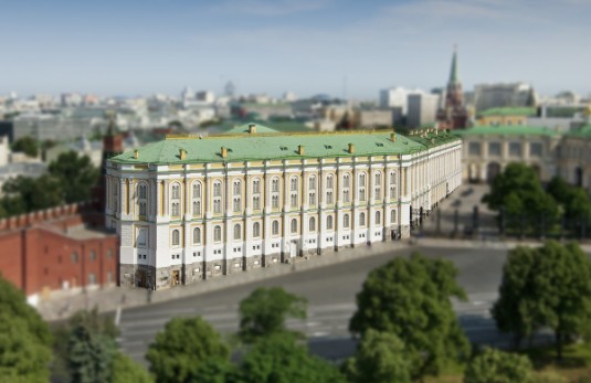 Оружейная палата в Московском Кремле - здание