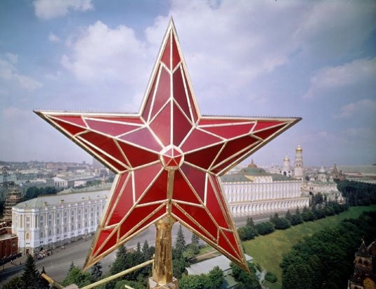 Рубиновая звезда на башне Московского Кремля